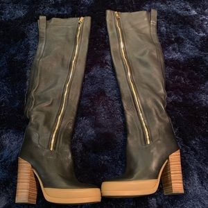 Knee length  leather Chloe boots